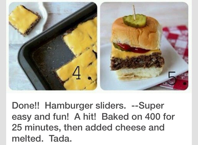 Oven Baked Cheese Burger Sliders !!
