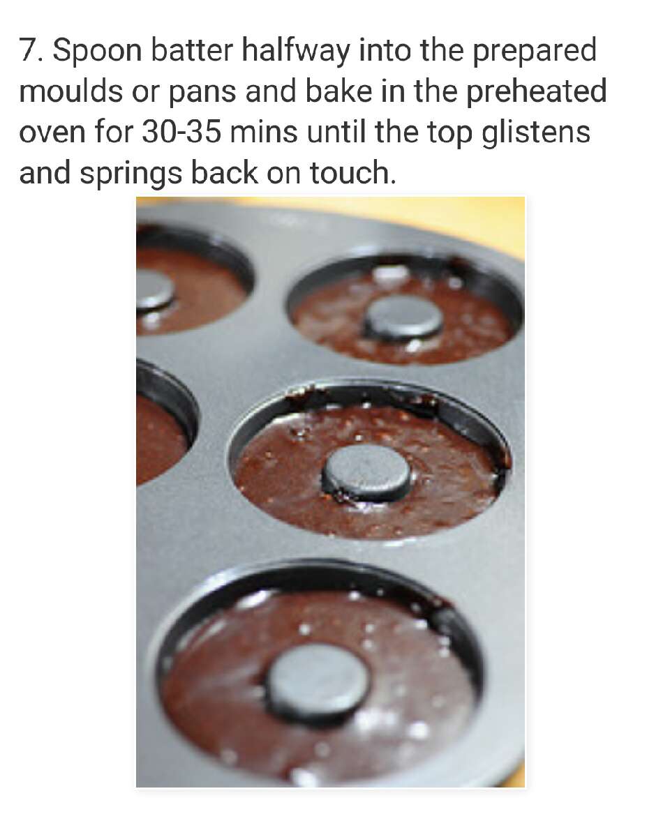 Dark Chocolate Cake Doughnuts