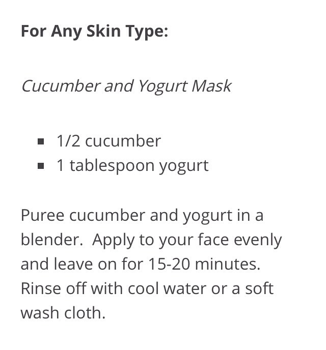 Homemade Facial Masks