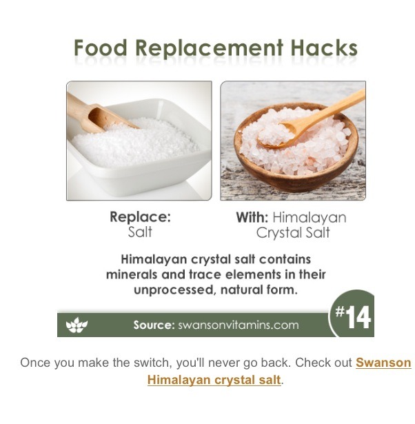 Healthy Alternative Food Replacement Hacks. You'll Feel Better Inside & Out Once You Do.