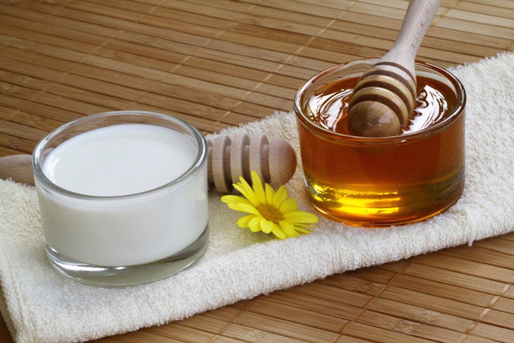 Milk + honey are all-natural ingredients that are great for skin care. 

Milk baths contain lactic acid which:
(1) Gently exfoliates away dead skin cells.
(2) Softens + smooths rough patches.
(3) Accelerates skin cell renewal.
(4) Tones + tightens the skin.

