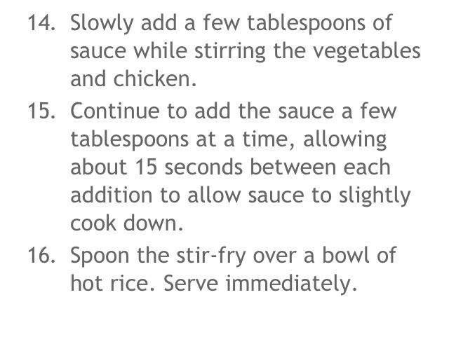 Recipe For Orange Chicken And Vegetable Stir-fry Very Easy To Cook 
