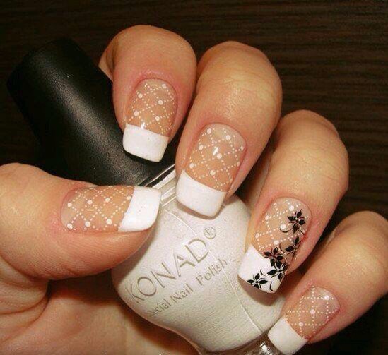 Lace Design Nails