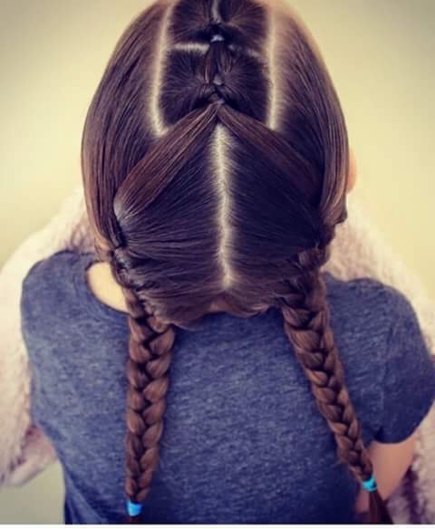 💕28 Braided & Knotted Hairdos For Little Girls💕