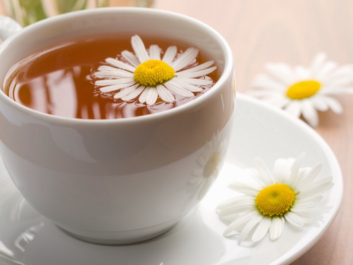 Chamomile tea is a favorite definitely not only does is it taste incredible but A gentle calming and sedative tea made from flowers, chamomile tea can be helpful for insomnia. It can also be helpful with digestion after a meal. And did I mention it tastes awesome!! 