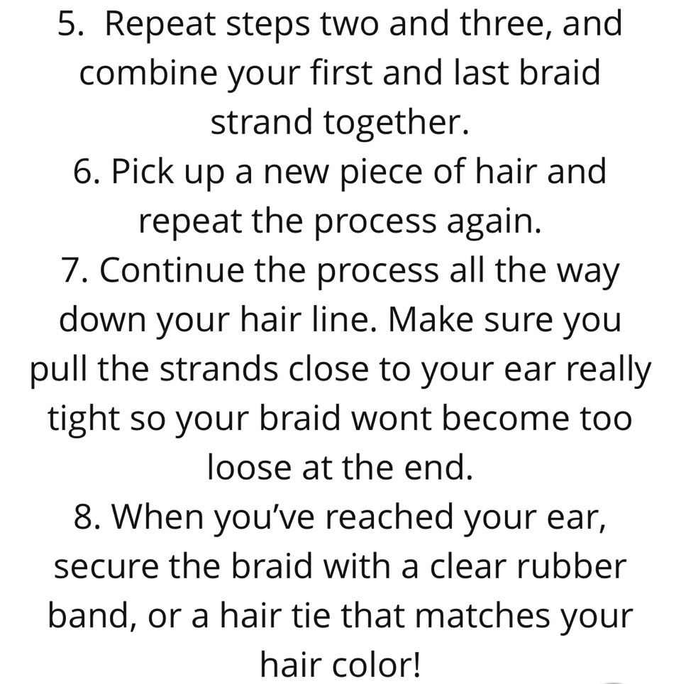 Half Upside French Braid Hairstyle. Step By Step. 😍