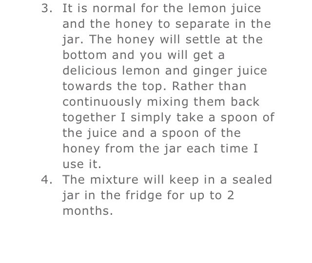 Natural Flu & Cold Remedy: Honey Lemon Ginger Jar