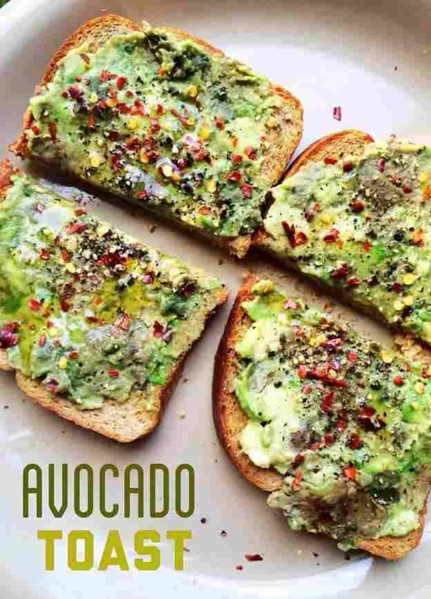 10. Avocado Toast
