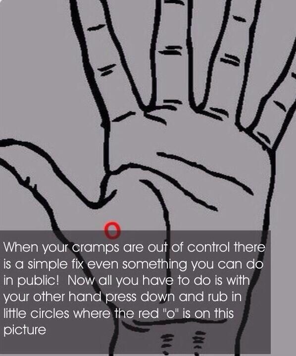 If you experiencing cramp in public or in school, try this little trick 👌🏻