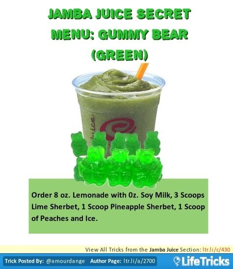 💟✨Jamba Juice Secret Menu & How To Order/ Make Them✨💟