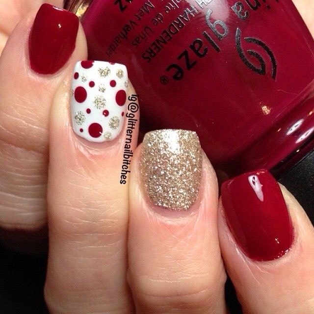 Perfect Nails For The Holidays!! ✨