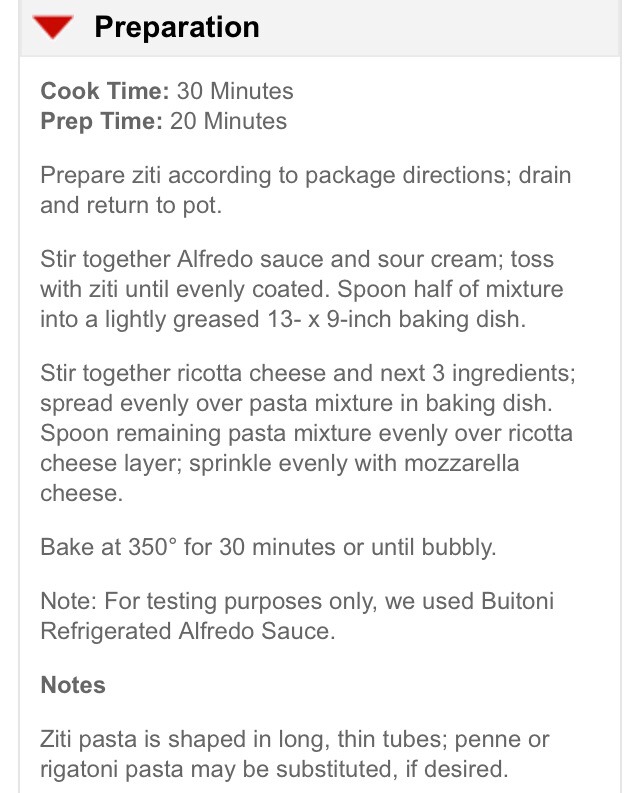 Three Cheese Pasta Bake