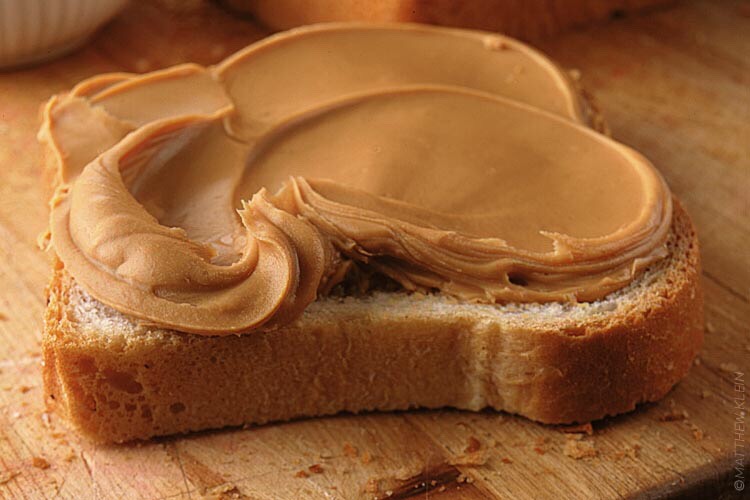 Peanut/soy butter on whole grain toast or a whole grain waffle. 