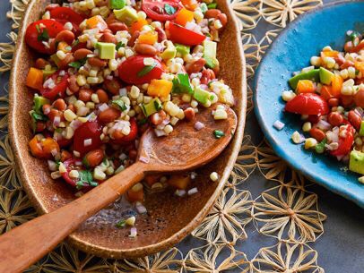 Bean salsa salad