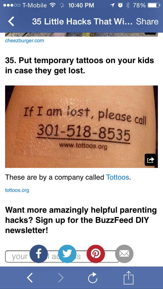 Parent Life Hack
