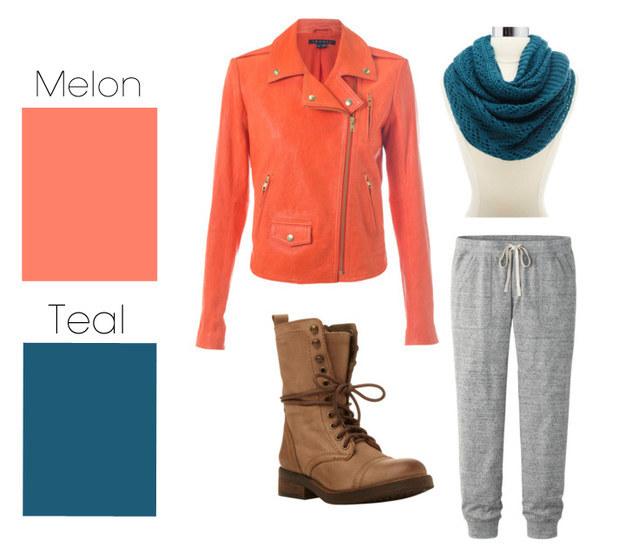 3. Melon & Teal
