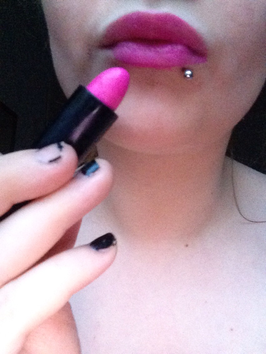 finally apply your own lipstick, 