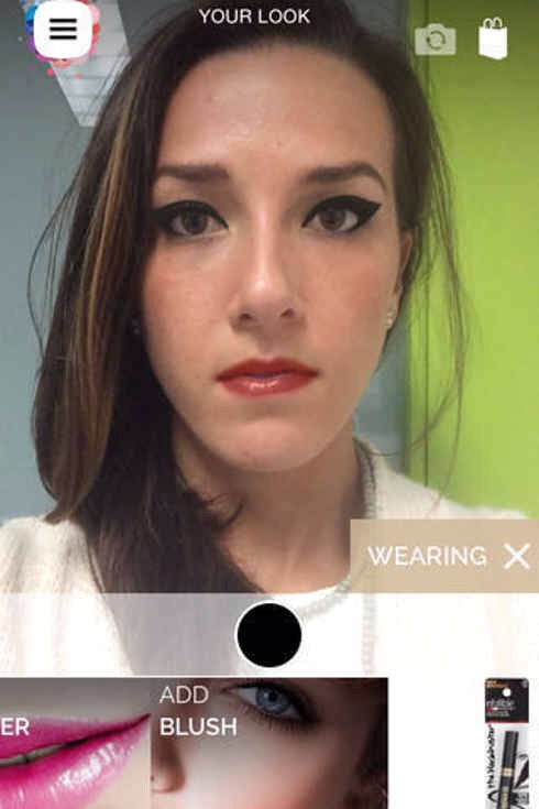 This app uses super-advanced facial mapping technology to show you how various products look on your face in real time — you can even move your face around! And if you scan any L'Oreal brand product it will try that one out on you.