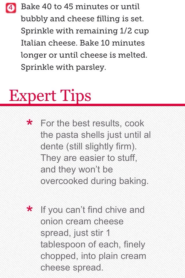 Three Cheese Beef Pasta Shells
