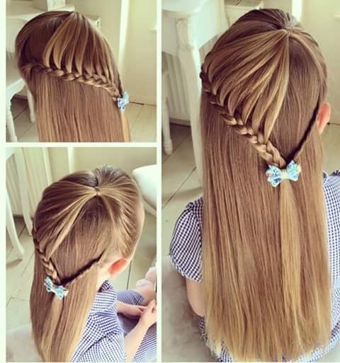 💕28 Braided & Knotted Hairdos For Little Girls💕