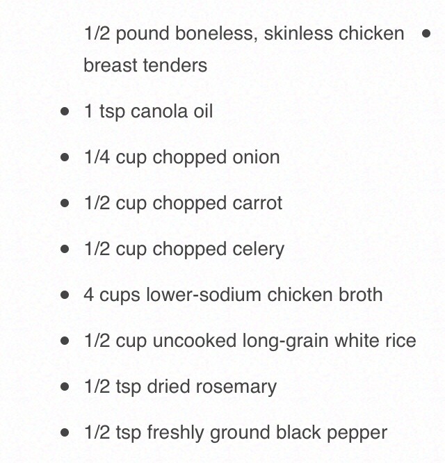 Classic Chicken And Rice Soup