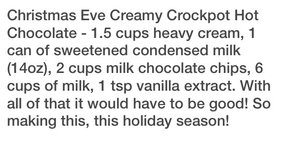 Crockpot Hot Chocolate For A Cold Fall/winter Day