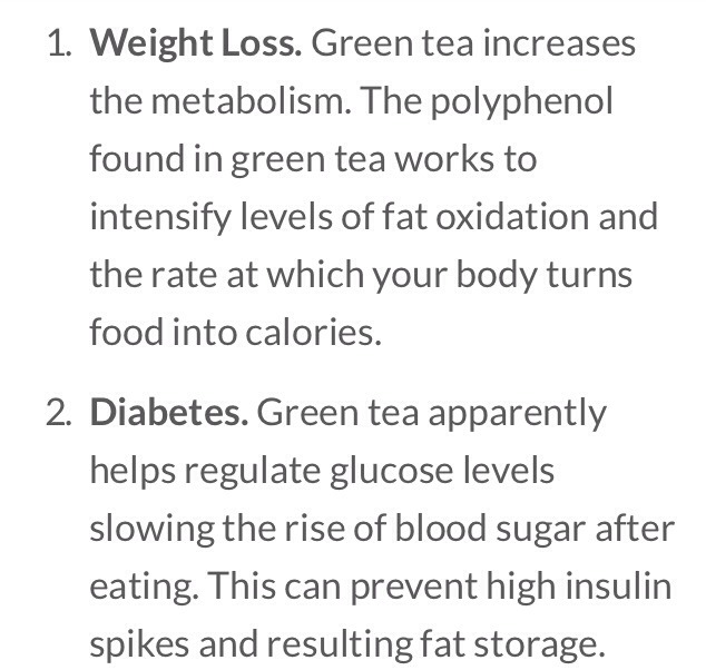 Benefits Of Drinking Green Tea!☕️