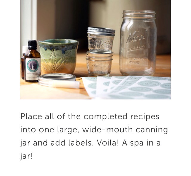 SPA IN A JAR (HOMEMADE RECIPES) 💜💚💜💚💜💚