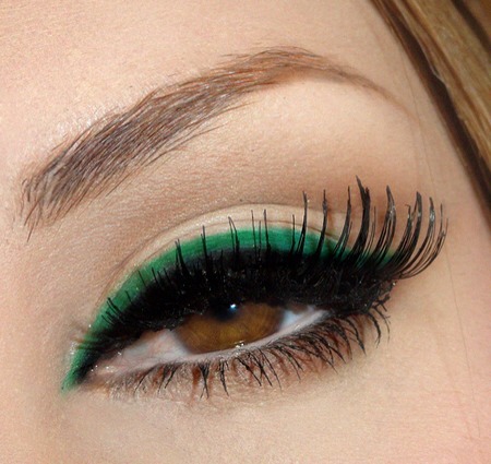 It can look incredible! Not only will the white liner highlight your brown eyes, but this is one makeup trick for brown eyes that a lot of people don't think about!