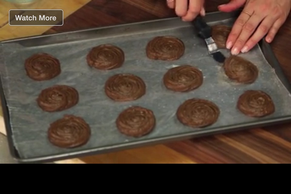 Heat oil to 350 (medium high). Take churros out of freezer and take them off parchment paper