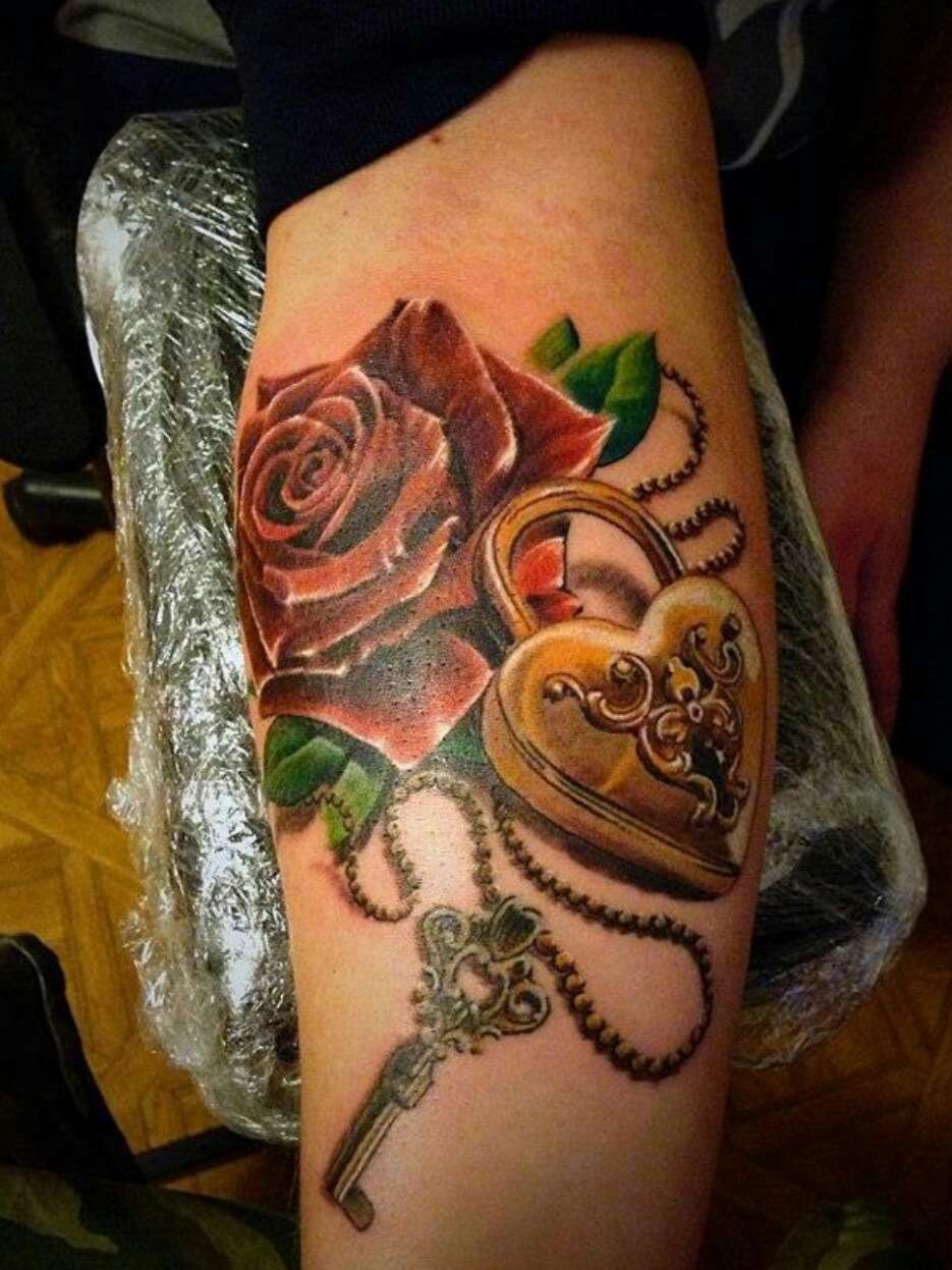    Lock And Key Tattoos!!!!