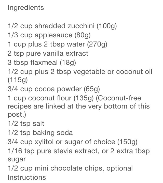 Healthy Fudge Zucchini Brownie!