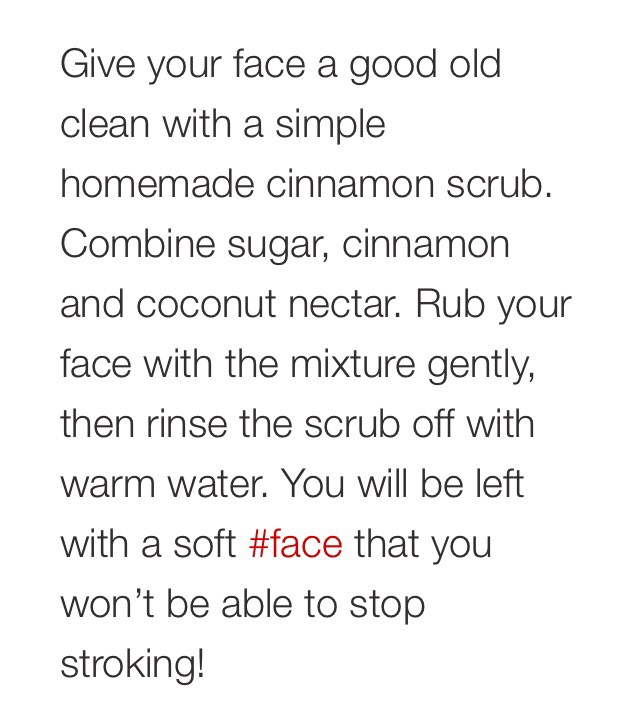 5. Cinnamon face powder