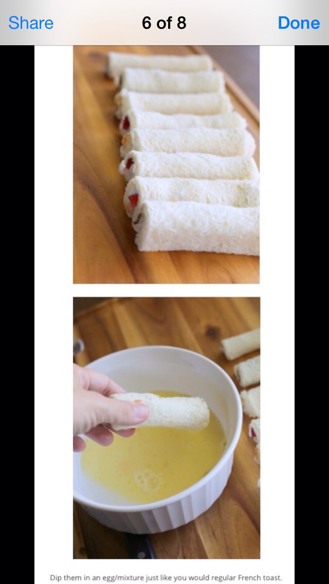 French Toast Roll Ups 