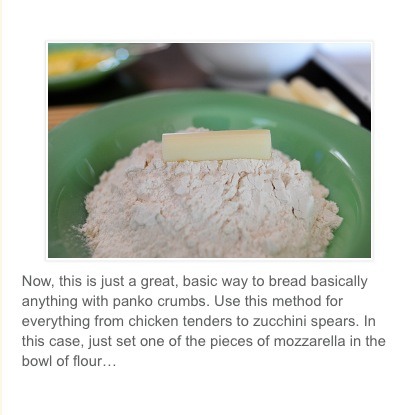 Mozzerela Sticks Recipe!!!
 