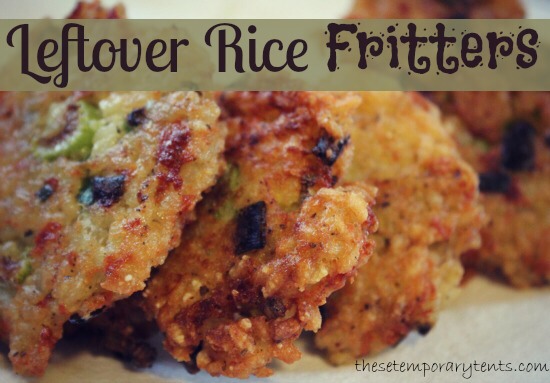 Rice fritters!!!! It is crunchy and delicious