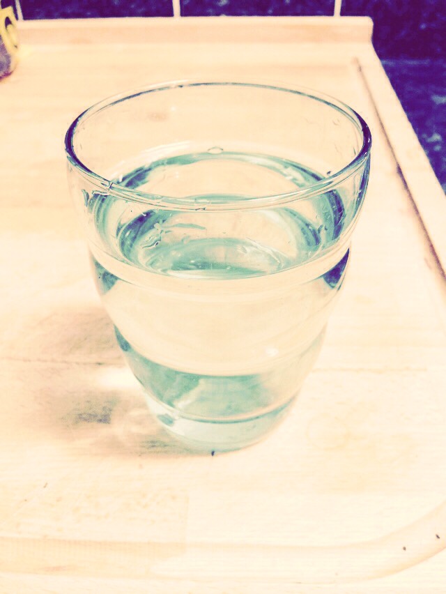 Once slightly blended add 1-2 cups of water so it's not too thick