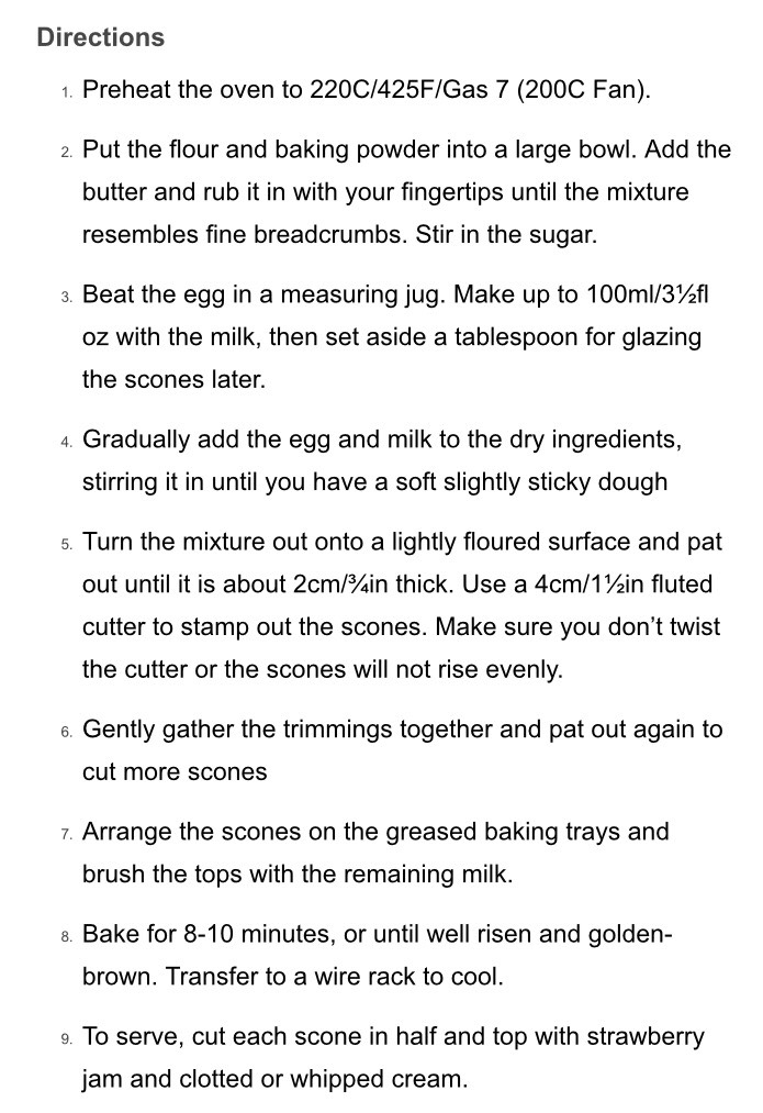 Tea Time Scone Recipe!!