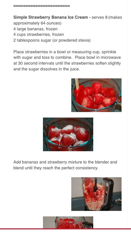 3 Ingredient Strawberry Banana Ice Cream 💗👍