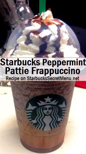 Start with a Vanilla Bean Frappuccino
Add java chips
Add peppermint syrup (1.5 pumps tall, 2.5 grande, 3.5 venti)
Lightly coat the sides of the cup with mocha drizzle
Top with whip and more mocha drizzle<3
