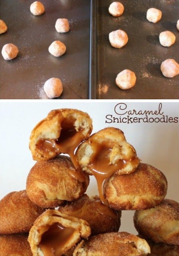 Fall Recipe Caramel Crescent SnickeDoodles !!!