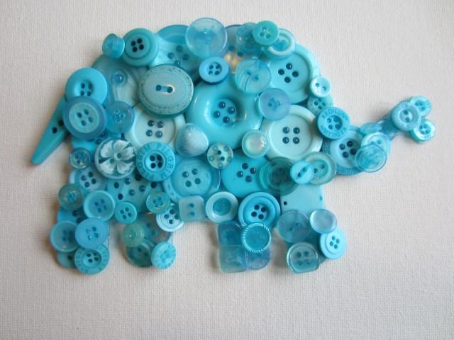 For the next layer of buttons, try to overlap along the edges to create a straighter line, and fill in any gaps.