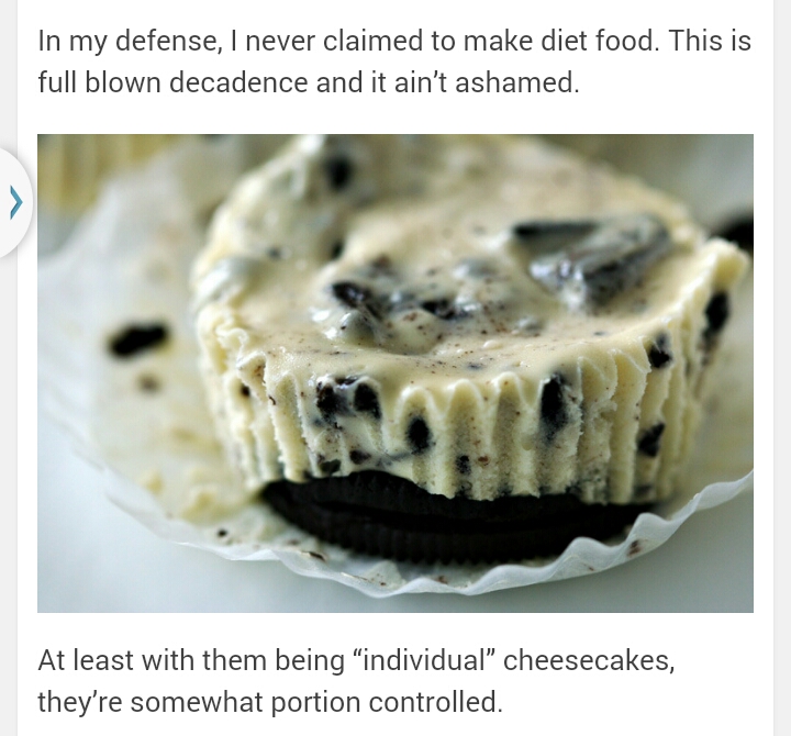 Cookies And Cream Mini Cheesecakes!