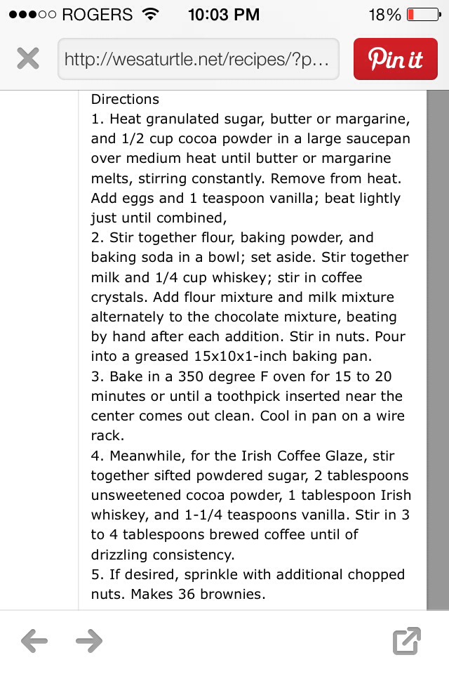 Chocolate Coffee Brownies!