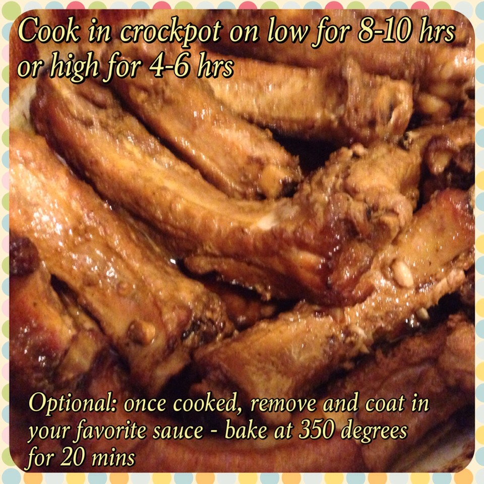 Amazing Crockpot Pork Ribs!