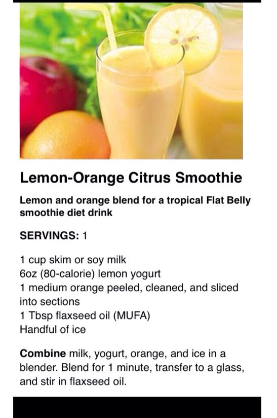 Smoothies For Flat Belly