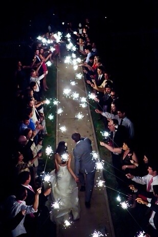 For seriously rad photo ops, give out sparklers as favors.