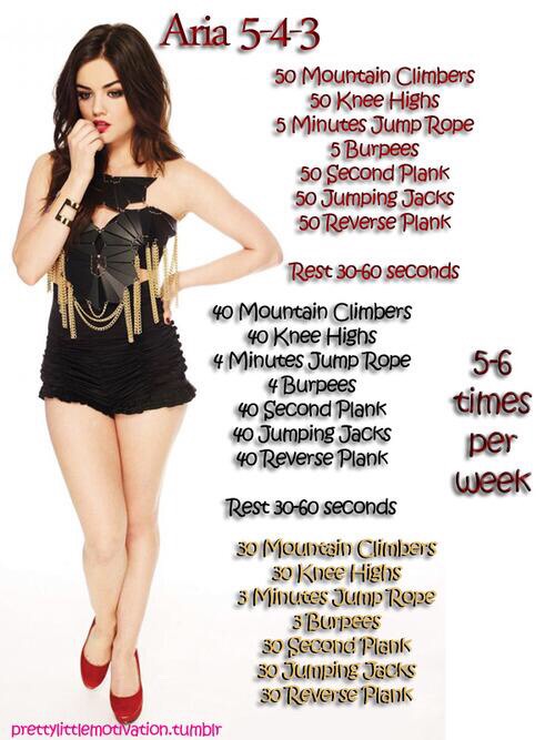 Pretty Little Liars Workout Challenge