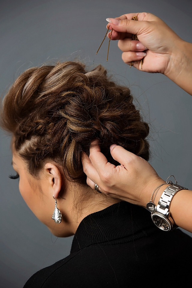 ❤️Day To Night Hairstyle | Mohawk Braid Into Fishtail Bun!❤️