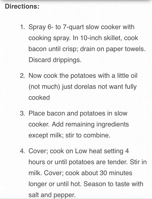 Bacon & Corn Chowder ( Crockpot Style) ✨✨✨👍